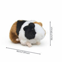 Realistic Guinea Pig Stuffed Animal Cute Guinea Pig Stuffed Toy Soft and Comfortable Small Furry Animal Figure