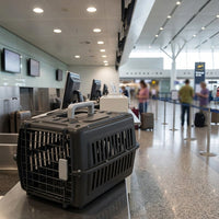 Portable Pet Carrier with Design Patent, Hard-Sided PP Material Cat Carrier for Car Pet Carrier Use
