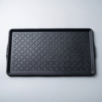 Rollable Shoe Tray with Raised Edges Slimline Foldable Boot Tray Stain-Resistant Long-Lasting for Entryway