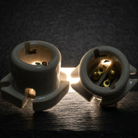 Light Fitting for Living Room and Home Lighting, Ceramic Lamp Holder and Bulb Holder, 250v 2a Electrical Fitting, Bottom Entry Design