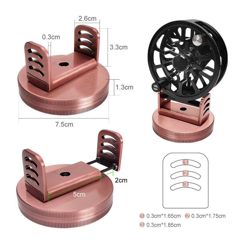 Ilure X80 Fishing Reel Stand for Spinning, Baitcasting, and Fly Reels