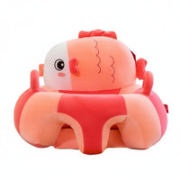Plush creature Sit-up Trainer Anti-Fall Design Plush Sitting Trainer for Toddlers