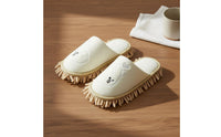 Mop Slippers Quiet Washable Microfiber Mop Shoes Highly Absorbent for Bathroom