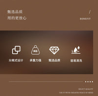 跨境新款简约抽屉式咖啡敲渣盒可拆装商用意式咖啡机废粉渣盒加厚