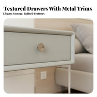 Sofa Side Table Minimalist aesthetic Waterfall Side Table C-Shaped for Small Spaces