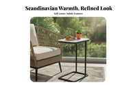 U-shaped based Side Table Nordic and design Household Furniture Space-Saving for Homeowners