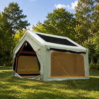 4-Person Tent, Automatic Inflatable Air Tent, 3000mm Waterproof, Oxford Fabric, 4-Season Compatible, Camping, Outdoor
