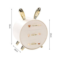 3 Layer Desktop Drawer Cute Desktop Drawer Bunny Storage Box for Dorm Room, Bedroom