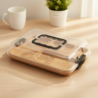 Glass Food Container Reusable Divided Meal Prep Container Complimentary