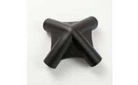 Cross Layout Four-Way Connector 120-Degree Joint Tent Frame Connector Open Tube Four-Way Roof Bracket Smooth