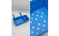 Pool Storage Basket Outdoor Pool Basket with Hooks Above Ground for Patio