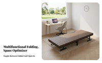 Foldable Design folding bed Folding Bed Space-Saving Portable portable bed No Installation Needed Temporary Furniture Easy Assembly for Overnight Guests, Apartment Dwellers, rest Time, Hotel, Guest Room, Dormitory