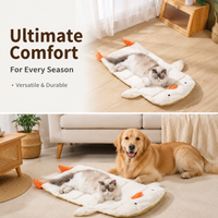 Quilted Pet Sleeping Mat Dog Bed, Washable Dog Mat for Car Boot, Breathable Fabric Dog Bed Mattress, Scratch & Chew Resistant Cat Bed