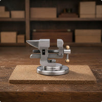 Small Bench Vise Silver-Finished Table Vise Tabletop Hardware Tool for Craft Work