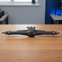 2 Pieces Front and Rear Axle Set Machined RC Crawler Axle for Custom Builders