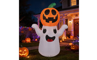 Pumpkin Specters Inflatable Festive Specters Inflatable with Pumpkin Giant for Porch