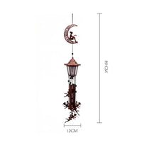 Solar Lantern Wind Chime Decorative LED Hanging Decor Easy to Hang