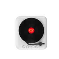 Retro Music Player Tabletop Turntable-Style Speaker Vintage for Desk