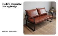 Mechanical Aesthetic Armchair and Table Set Retro Design Mechanical Aesthetic Dining Set Minimalist Look Long-Lasting Metal