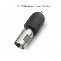 Silver Water Adapter Knurled Connector
