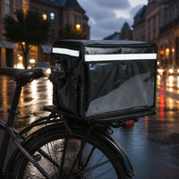 Insulated Food Delivery Bag for Riders - 18L to 62L Thermal Cooler for Car, Picnic, Outdoor Use