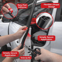 EPDM Rubber Seal Strip for Car Doors, Weather Seal, Sound Insulation, Dust Proof #variant:5