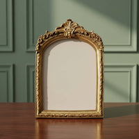 Ornate Vintage Frame Tabletop Display Vintage Picture Frame Glass Front Home Decor for Bedroom