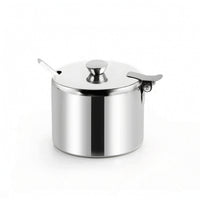 Condiment Container with Lid Polished Sugar Bowl Compact for Dining Table