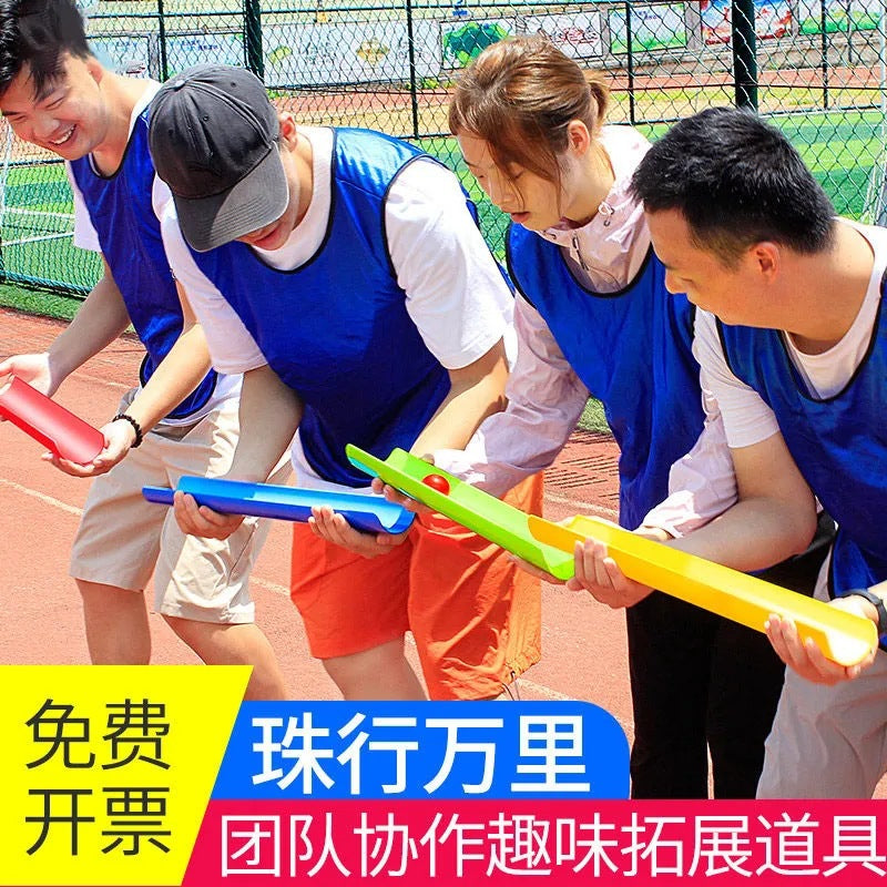 Ball Conveyor U-Shaped Track Team Building Game Equipment