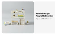 Multitier Desk book organizer Sturdy Construction Desktop Shelf Easy Assembly