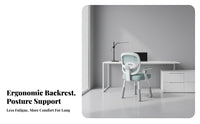 Height-Adjustable Student Chair Stable and Secure Study Seat Padded for Comfort