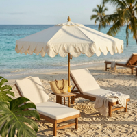 Rope-Pull Parasol Central Pole Parasol Finial Top for Outdoors