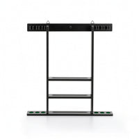 Pool Cue Rack with Accessory Storage Sturdy Pool Cue Rack Elegant for Home Bar