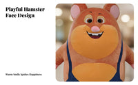 ambulatory Hamster Costume Full torso Coverage Blow-up Hamster Suit for Event Staff