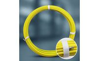 Flexible Cable Pulling Rod Smooth Cable Running Rod Coiled Cable Puller Tape with Pulling Heads Strong for Electricians
