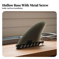 Stand-up Paddleboard Fin Flexible 4.6 Inch Wave-Riding Fin Watersport Accessory Long-Lasting Glass Filled Nylon Good Hold
