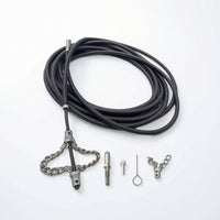 Drain Auger with Attachments Professional Drain Cleaning Cable Manual Solid Core Cable for Plumbers
