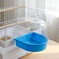 Bird Bath and Bird Shower, Transparent Bird Bathing Tub for Small Bird Cage, Hanging Bird Washing Station and Indoor Bird Bath for Small Birds
