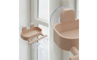 Wood-Look Window Bird Feeder Weather-Resistant Bird Feeder with Suction Cups Strong Window Suction Cup Heavy-Duty for Apartment