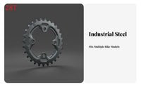 64BCD Chainring Strong Compatibility Steel Bike Chainwheel Lightweight Mountain Bike Chainring for Cyclists, Biking, Trail Riding, Downhill Biking