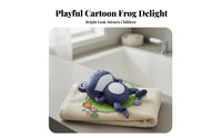 Floats and Swims Wind-up Frog Toy No Battery Needed Swimming Frog Toy Cute Design for Toddlers, Infants, Bathtime