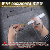 文玩打磨防尘罩电磨去皮打磨抛光透明亚克力防尘箱家用防灰罩=