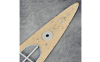 Wooden Deck with Anchor Chain Wooden Model Upgrade Kit Engraved Anchor Chain for Hobbyists