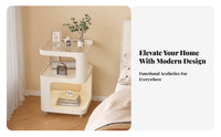 Curved Designd Rolling Table Space-Saving Design Rolling Curved Designd Table Modern and aesthetic