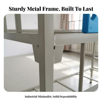 Dormitory Bunk Bed Heavy-Duty Metal Bunk Bed Space Saving Bedroom Furniture for Students, Workers, Construction Site, Dorm Room, Small Areas