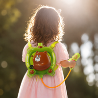 Water Gun with Backpack Tank, Large Water Gun for 4-6 Years Old, 30x25x5.5cm Backpack for Summer and Garden