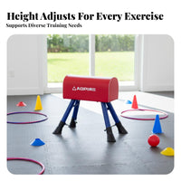 Adjustable Vaulting Horse Beginner welcoming Sports Equipment Stable Base for Gym