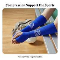 Volleyball Arm Sleeve Breathable Material Volleyball Forearm Sleeves Sweat-Wicking Compression Fore Foreforearm Sleeves for Athletes, Adults