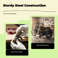 Motorcycle chain breaker rivet kit
