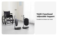 Padded Cushion Wheelchair Leg Rest Easy to Install Elevating Legrest Enhanced Comfort Wheelchair Leg Support Bracket Sturdy Construction for People with Disabilities, Elderly, Caregivers, Nursing Homes, Rehabilitation Centers, Home Use
